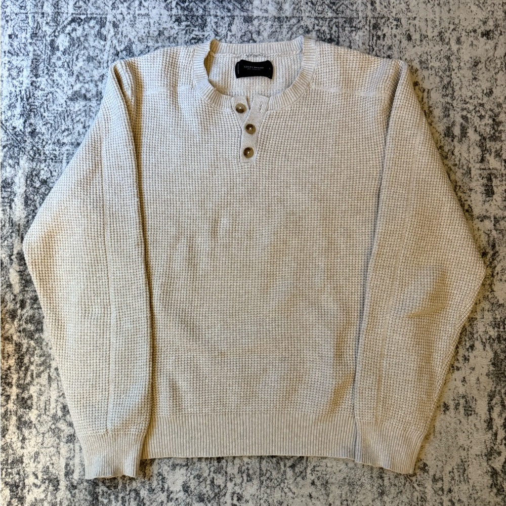 Lucky Brand - Men's Waffle Henley Sweater
